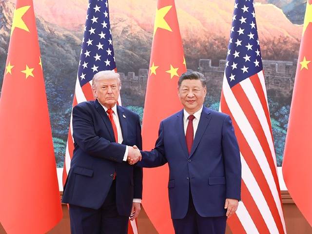习近平同美国总统特朗普会谈