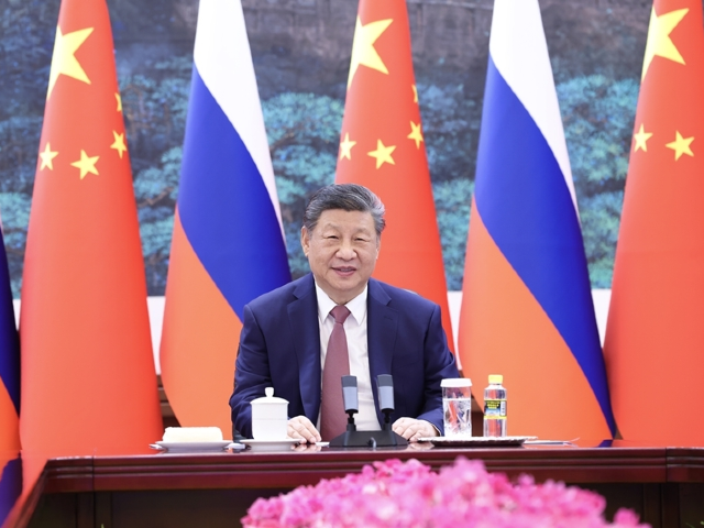 习近平同俄罗斯总统普京举行视频会晤